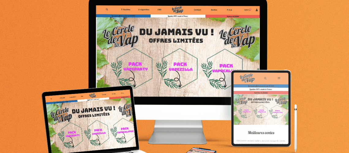 Cercle de la Vap - Site E-Commerce