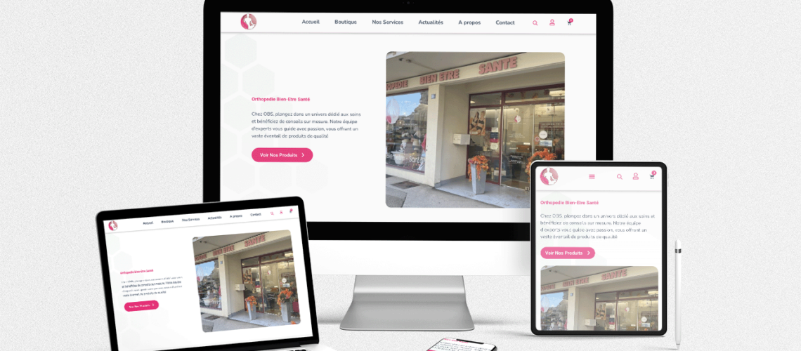 Orthopedie Bien Etre Santé - Site E-Commerce