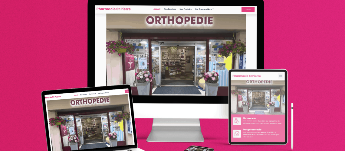 Pharmacie ST Pierre - Site Vitrine