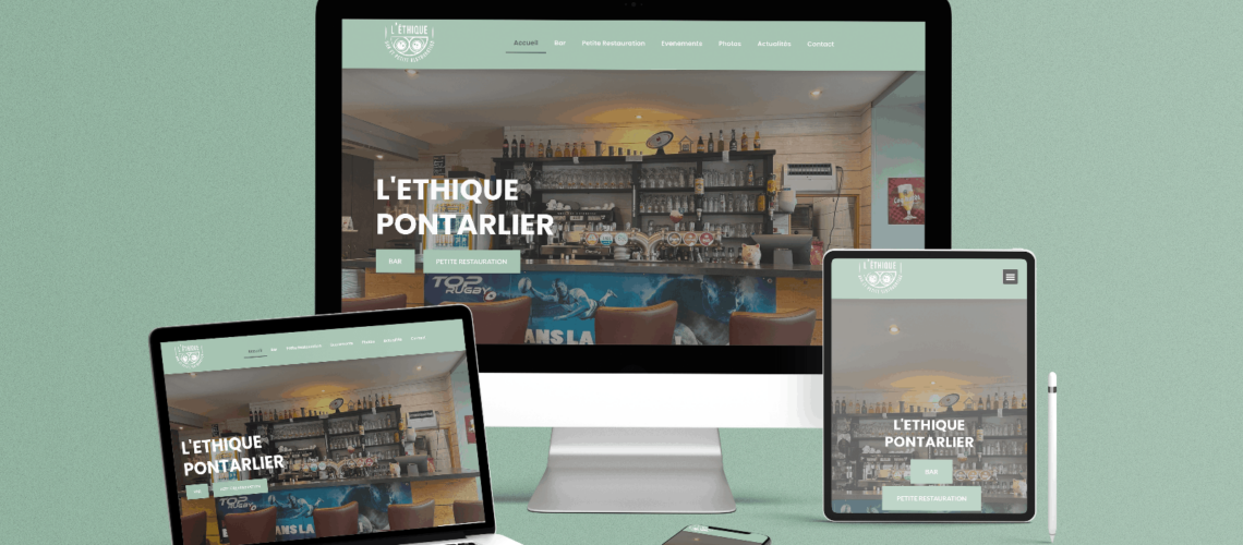 L'Ethique Bar - Site Vitrine