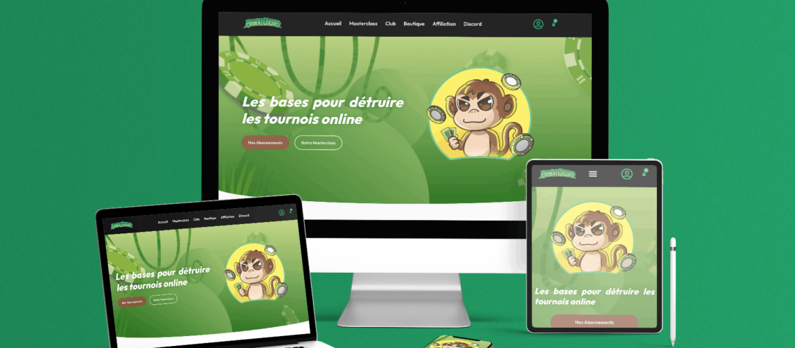 Primate Bluff - Web Application