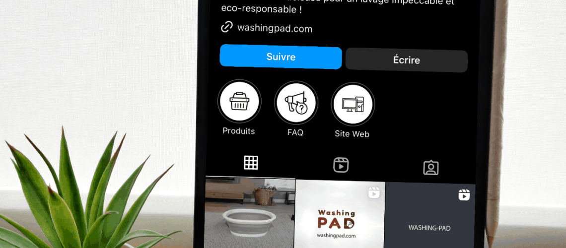 WashingPad – Gestion Réseaux Sociaux
